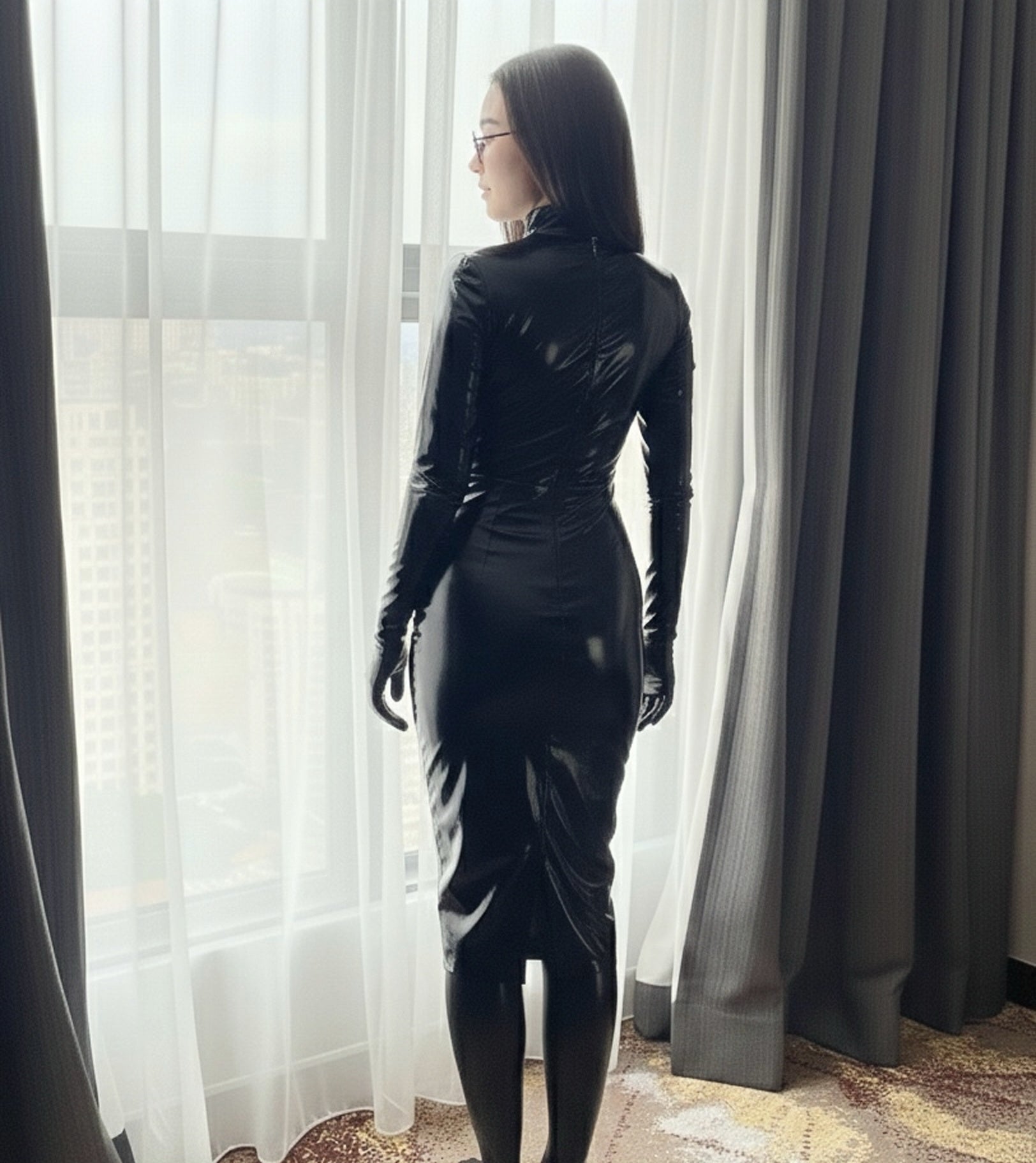 Made-to-Measure Sexy Latex Dresses | High Shine Fit