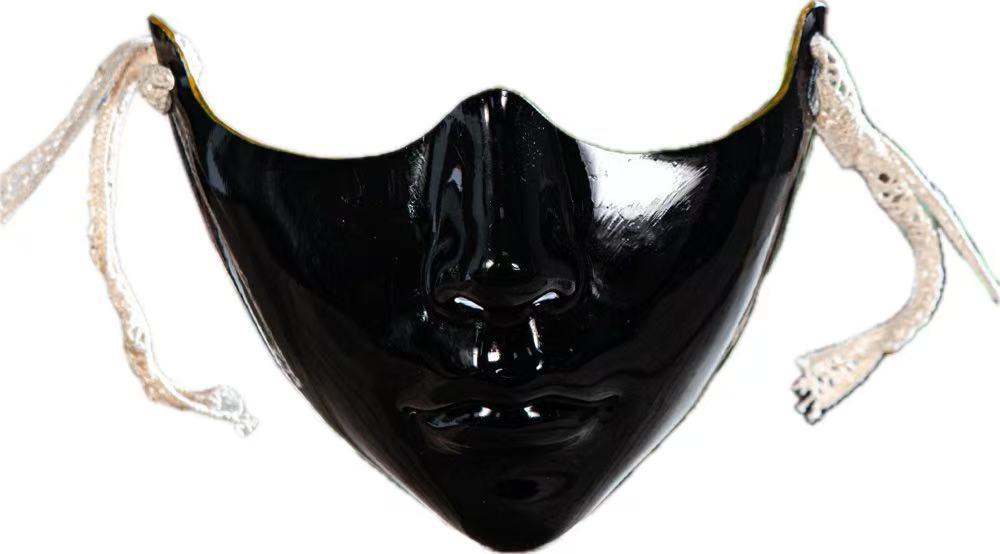 Cosplay PVC Face Mask- High Shine Second Skin Mask - Luximous