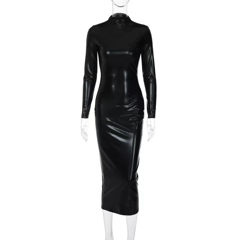 latex long dress Made-to-Measure Sexy Latex Dresses | High Shine Fit